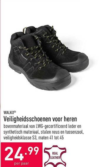 ALDI Veiligheidsschoenen Voor Heren aanbieding