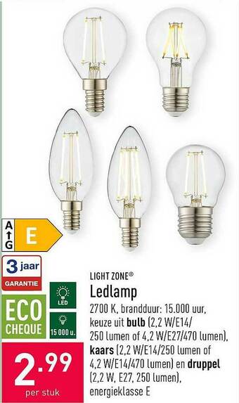 ALDI Ledlamp aanbieding