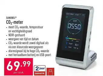 ALDI Co2 Meter aanbieding