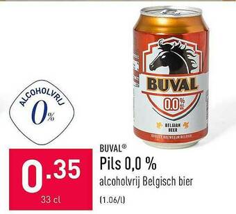 ALDI Buval Pils aanbieding