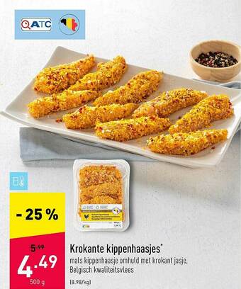 ALDI Krokante Kippenhaasjes aanbieding