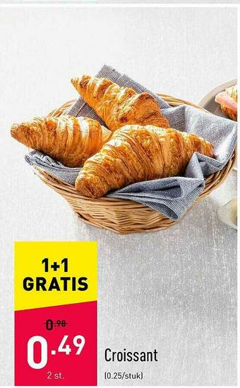 ALDI Croissant aanbieding