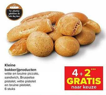Carrefour Kleine Bakkerijproducten aanbieding