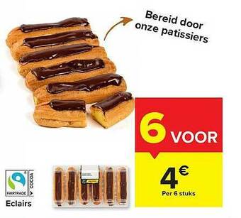 Carrefour Eclairs aanbieding