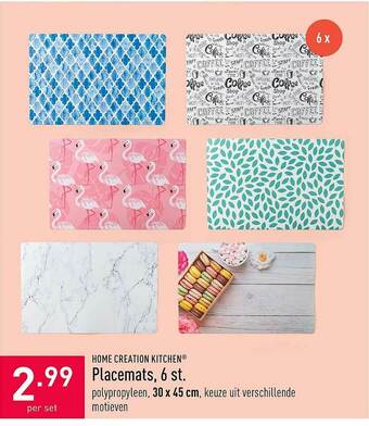 ALDI Placemats aanbieding