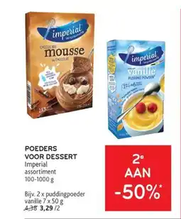 Alvo Poeders voor dessert aanbieding
