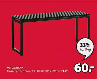 Jysk Virum Bank aanbieding