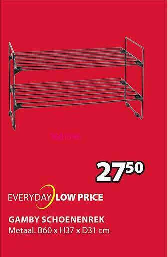 Jysk Gamby Schoenenrek aanbieding