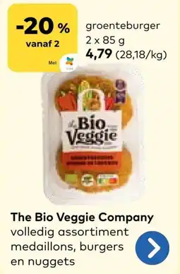 Bio Planet The bio veggie company groenteburger aanbieding