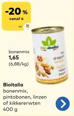 Bio Planet Bioitalia bonenmix aanbieding
