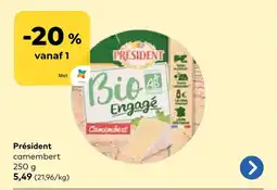 Bio Planet Président camembert aanbieding