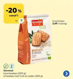 Bio Planet Germinal haverkoekjes aanbieding