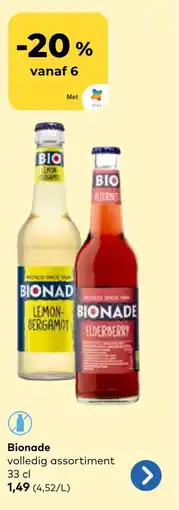 Bio Planet Bionade aanbieding