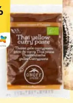 Bio Planet Onoff spices thaise gele currypasta aanbieding