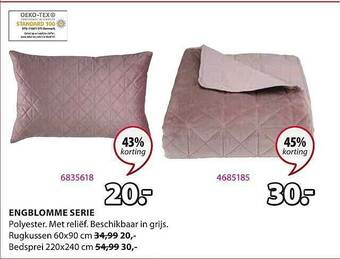 Jysk Engblomme Serie aanbieding