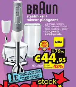 ElectroStock Braun staafmixer mixeur-plongeant aanbieding