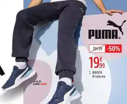 Intersport Puma broek kinderen aanbieding