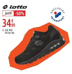 Intersport Lotto six 100 aanbieding