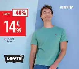 Intersport Levi's T-SHIRT Heren aanbieding