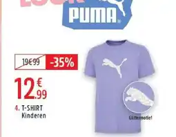 Intersport Puma T-shirt kinderen aanbieding