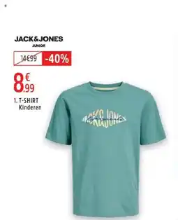 Intersport Jack&jones T-shirt kinderen aanbieding