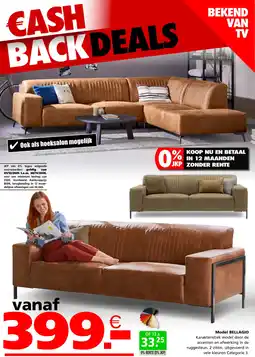 Seats and Sofas Model bellagio aanbieding