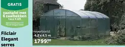 AVEVE Filclair Elegant serres 4,2 x 4,5 m aanbieding