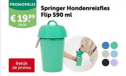 AVEVE Springer Hondenreisfles Flip 590 ml aanbieding
