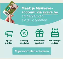 AVEVE Maak je MyAveveaccount via aveve.be aanbieding
