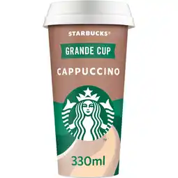 Albert Heijn Starbucks Cappuccino grande cup ijskoffie aanbieding