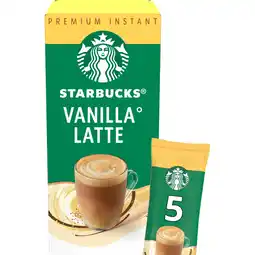Albert Heijn Starbucks Vanilla latte instant sticks aanbieding