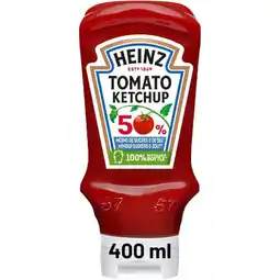 Albert Heijn Heinz Tomato ketchup 50% minder suikers & zout aanbieding