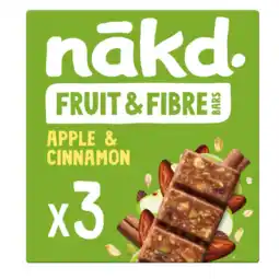 Albert Heijn Nakd. Fruit & fibre bars apple & cinnamon aanbieding