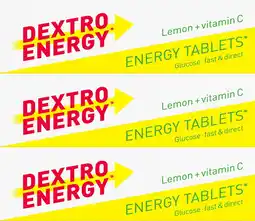 Albert Heijn Dextro Energy citroen 3-pack aanbieding
