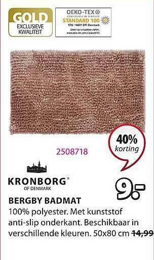 Jysk Bergby Badmat aanbieding