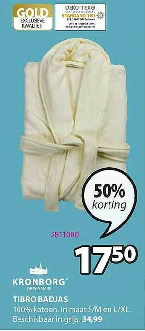 Jysk Tibro Badjas aanbieding