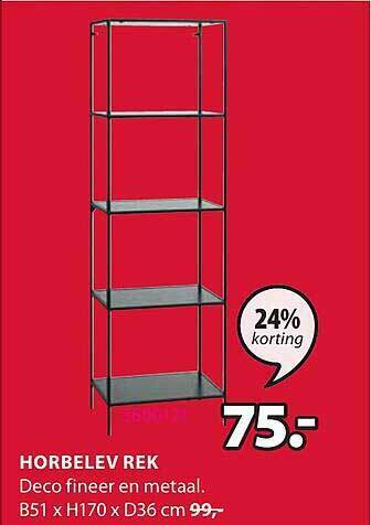 Jysk Horbelev Rek aanbieding
