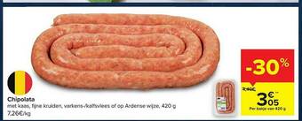 Carrefour Chipolata aanbieding