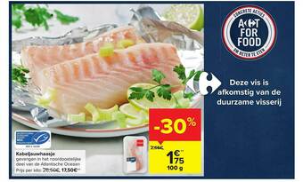 Carrefour Kabeljauwhaasje aanbieding
