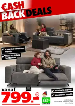 Seats and Sofas Madeira 3-zits aanbieding