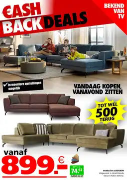 Seats and Sofas Hoeksalon lissabon aanbieding