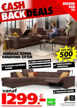 Seats and Sofas Hoeksalon royal aanbieding