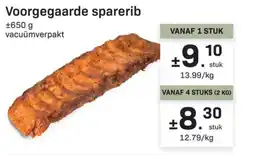 Buurtslagers Voorgegaarde sparerib aanbieding