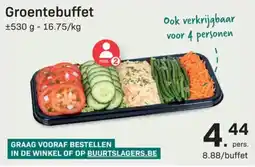 Buurtslagers Groentebuffet aanbieding