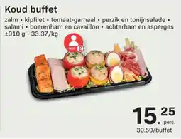 Buurtslagers Koud buffet aanbieding