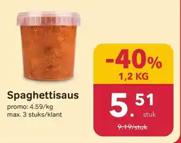 Bon Ap Spaghettisaus aanbieding