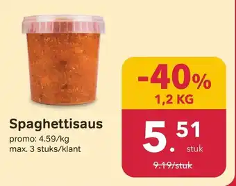 Bon Ap Spaghettisaus aanbieding