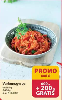 Bon Ap Varkensgyros aanbieding