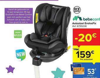 Carrefour Autostoel Evolvefix aanbieding