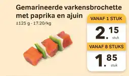 Bon Ap Gemarineerde varkensbrochette met paprika en ajuin aanbieding